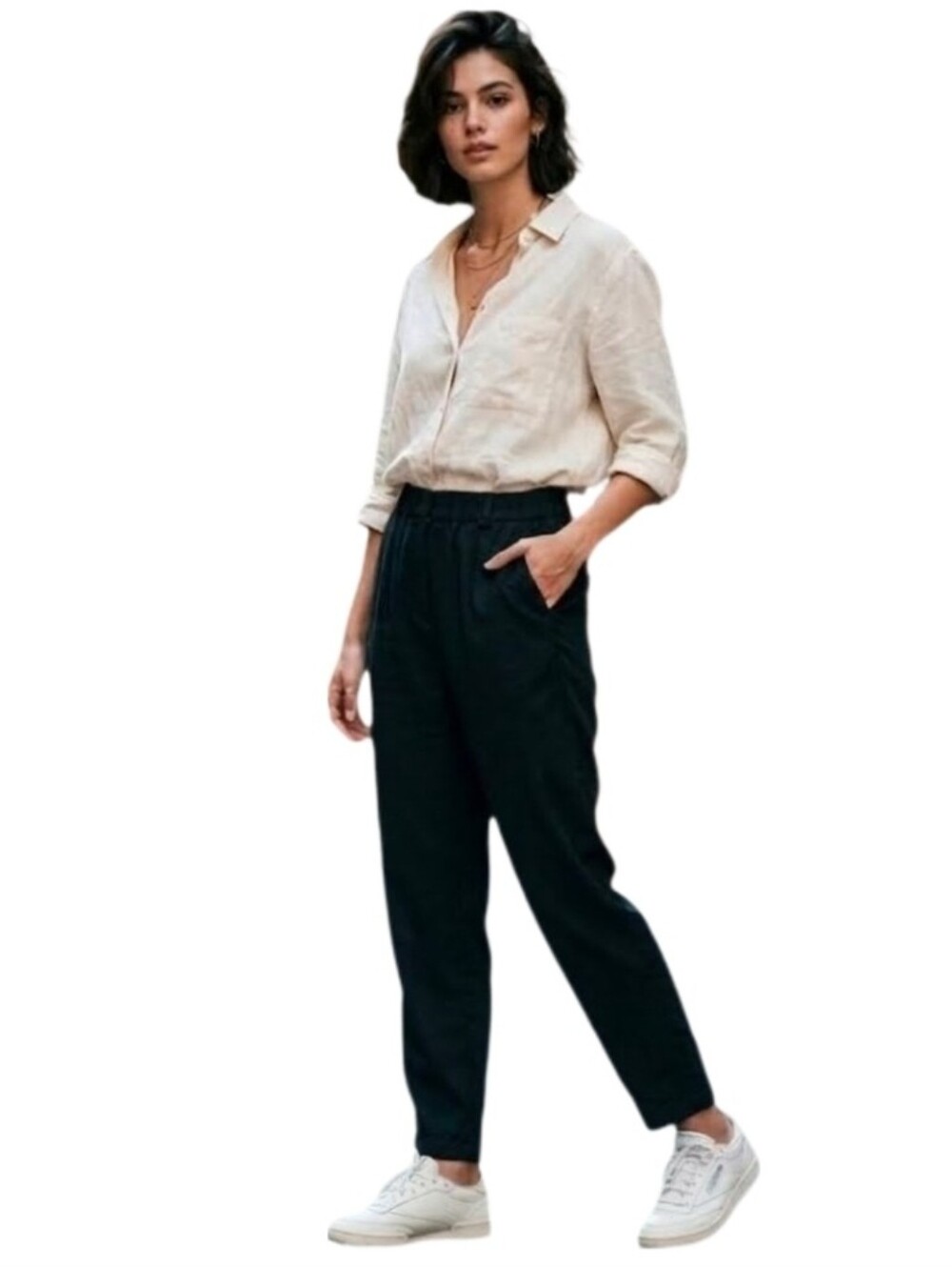 Nordstrom Rack Abound Harum Pants Black Size M - Picture 3 of 9